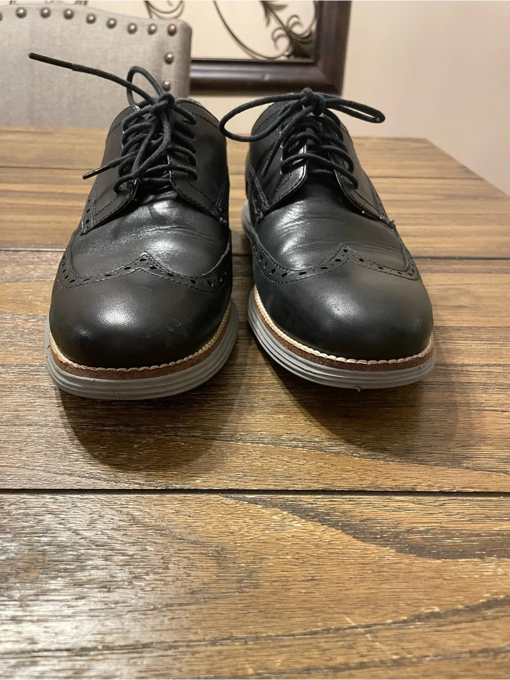 Cole Haan Original Grand Men's Size 8M Shortwing Oxford Black/Ironstone C26470